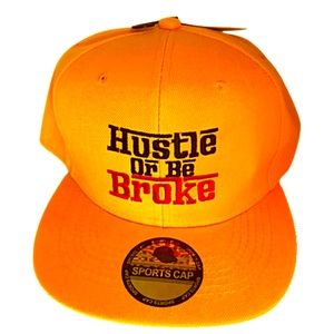 Hustle Or Be Broke SnapBack Hat Adjustable